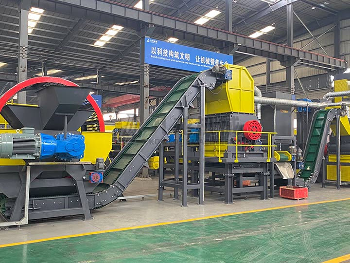 廢舊輪胎處理生產(chǎn)線(xiàn)