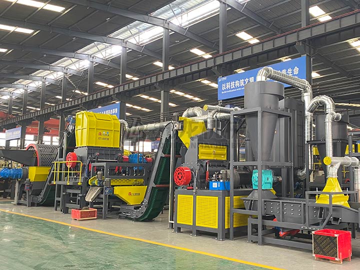 廢舊輪胎處理生產(chǎn)線(xiàn)